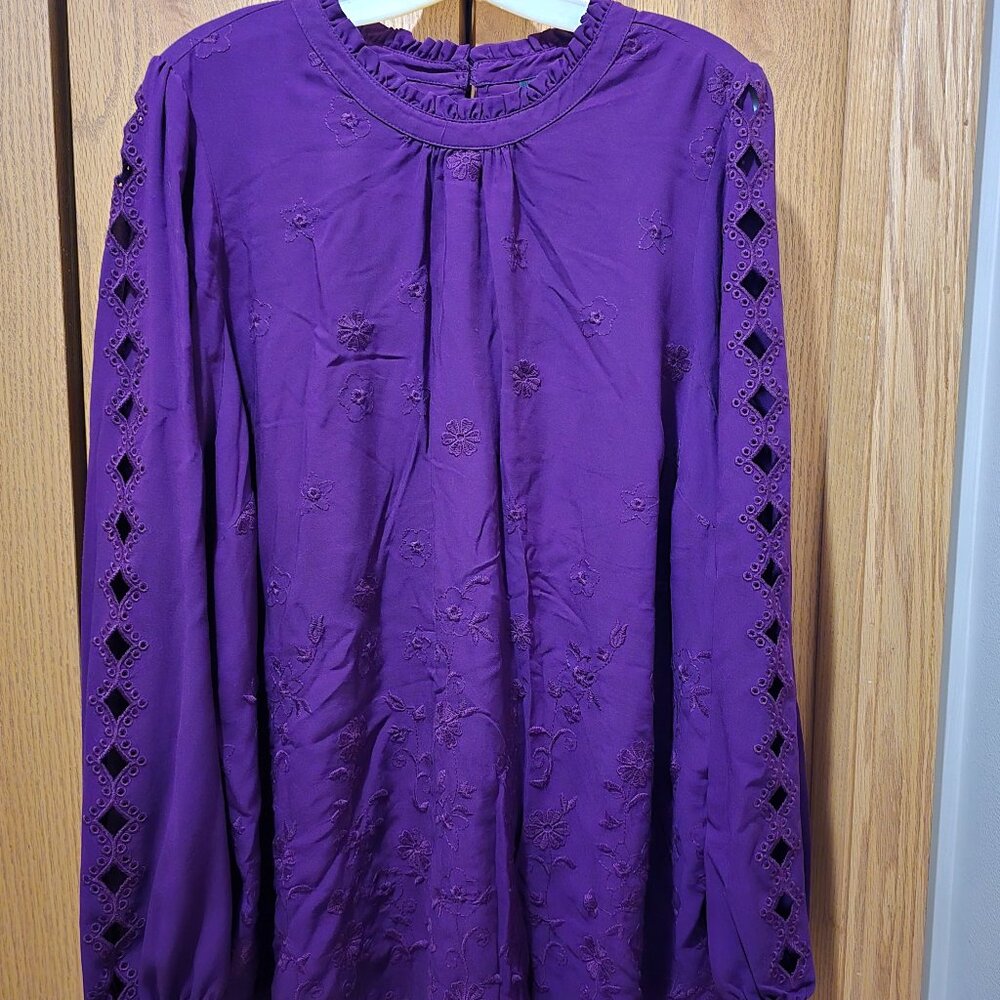Plum Purple Women's Sz 3 Torrid Blouse